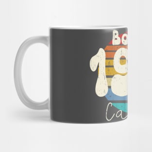 Born in 1977 california vintage retro sunset distressed Mug